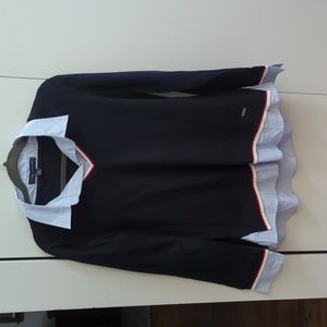 Sweater with button up